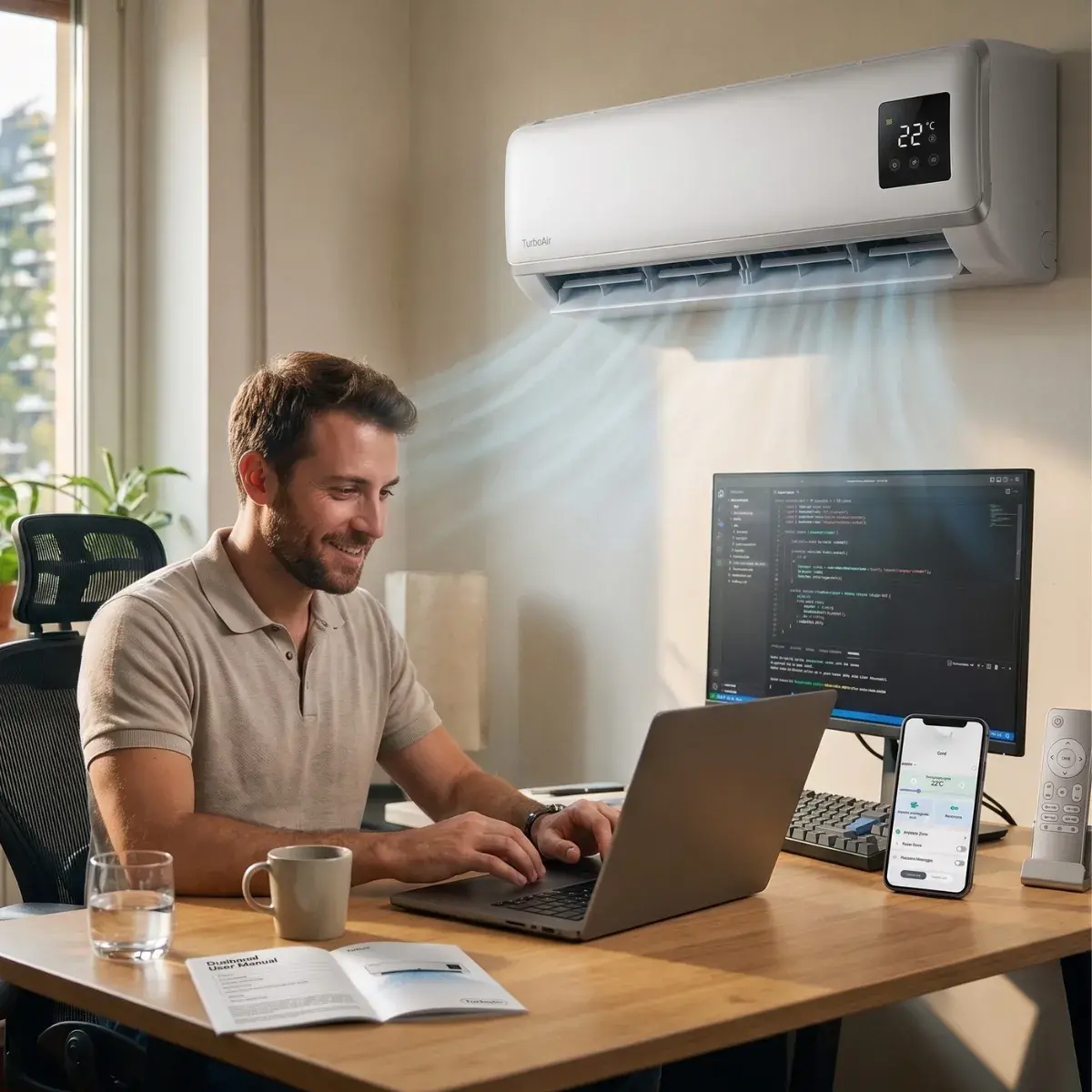 ClimaCore PRO™ — Condizionatore 4 in 1 senza unità esterna