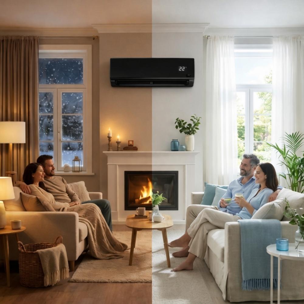 ClimaCore PRO™ — Funzione 4 in 1: caldo, freddo, deumidifica, purifica